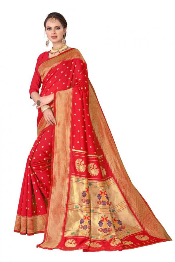 Aneri Banarasi Silk Ethnic Wear Saree Collection 